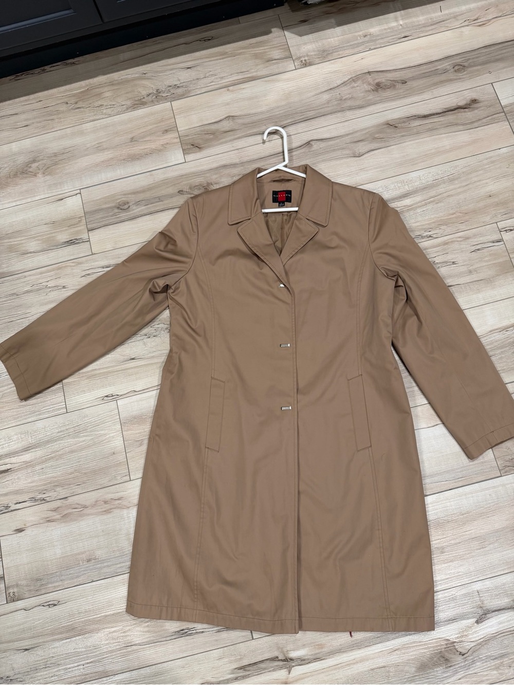 Gallery Women's Light Brown Trench Coat
